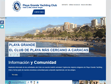 Tablet Screenshot of playagrande.com.ve